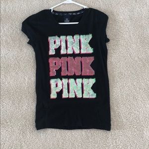 Victoria Secret Pink Sequin Shirt